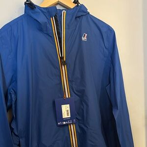 K-Way Unisex Royal Blue Windbreaker